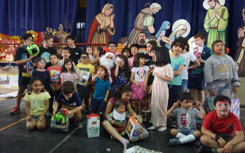 Comunidad de Salesianos Alameda celebra fiesta de navidad 2022